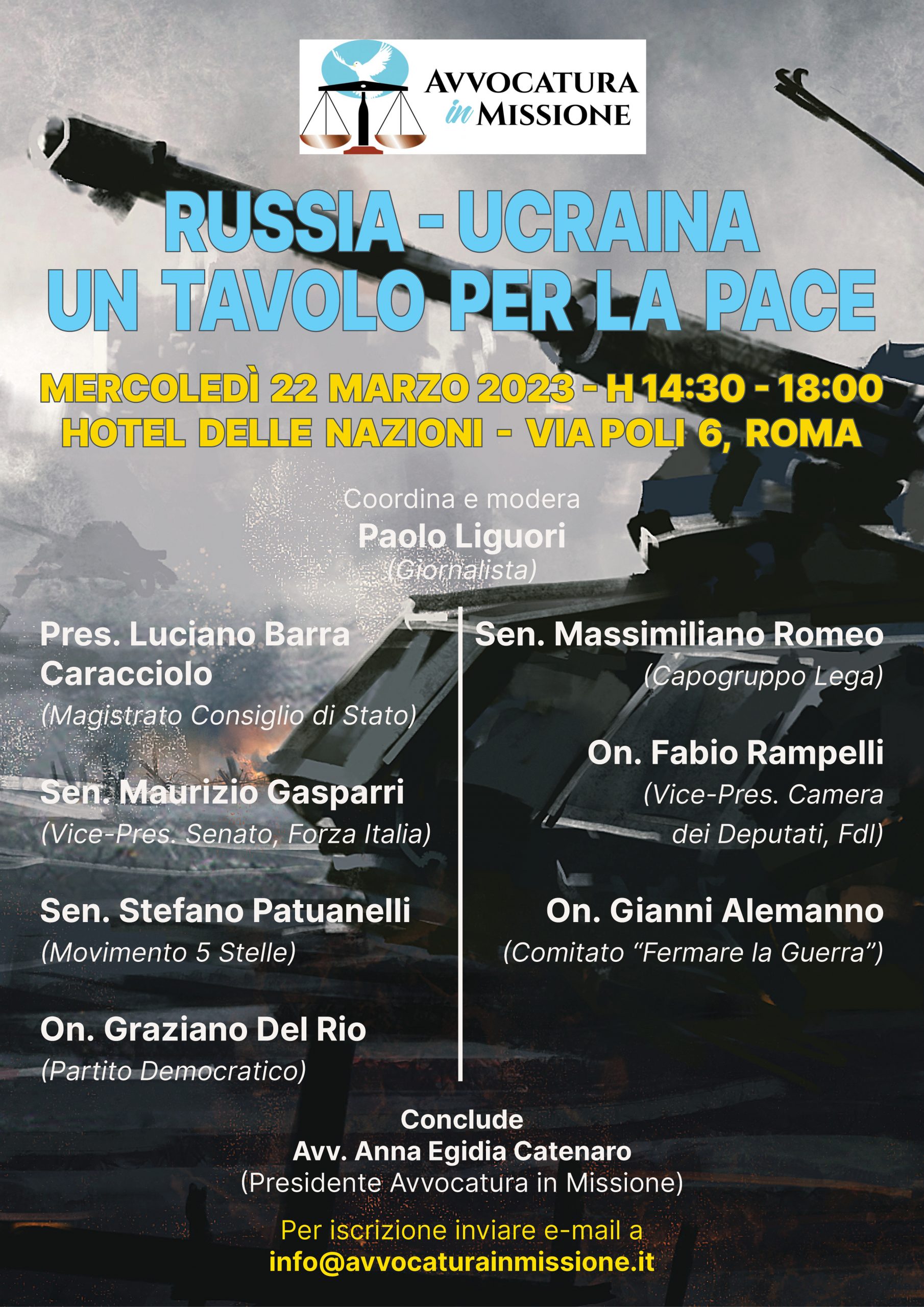 Convegno Russia – Ucraina Un tavolo per la pace – Diario del Convegno